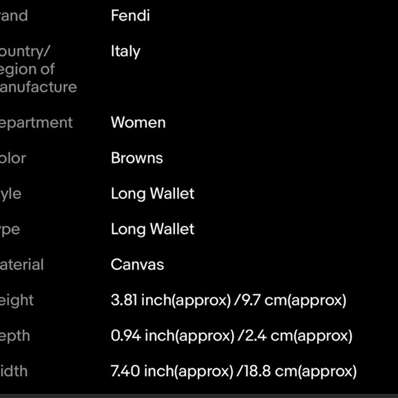 Fendi Long Zucca Wallet - Picture 9 of 10